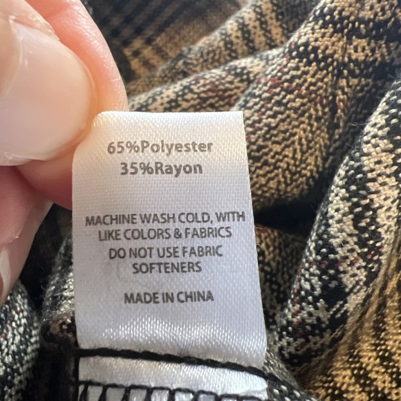 Rumored Ford trouser heritage plaid women's XS 90's Y2K NWT - Picture 12 of 12